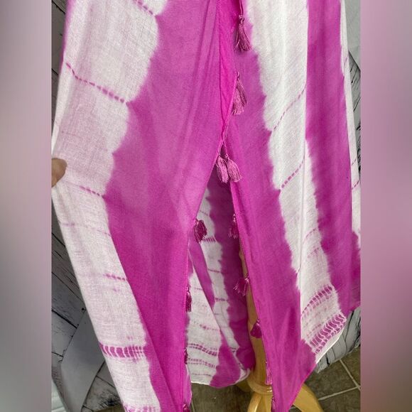 Maxi Halter Sundress Coverup Wave & Wind Tie Dye OS - Picture 3 of 8